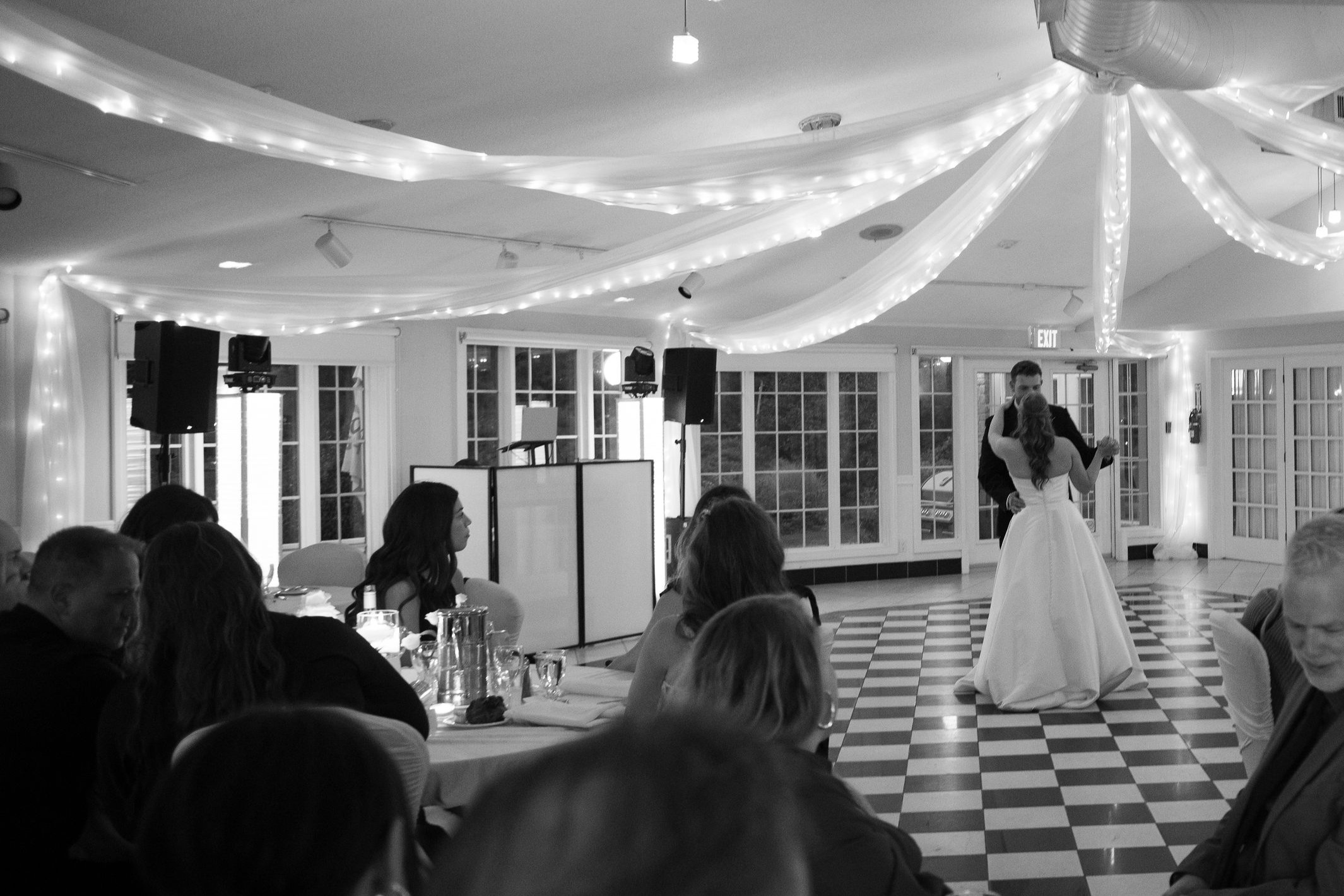 First dance at a Brooklea Country Club wedding reception